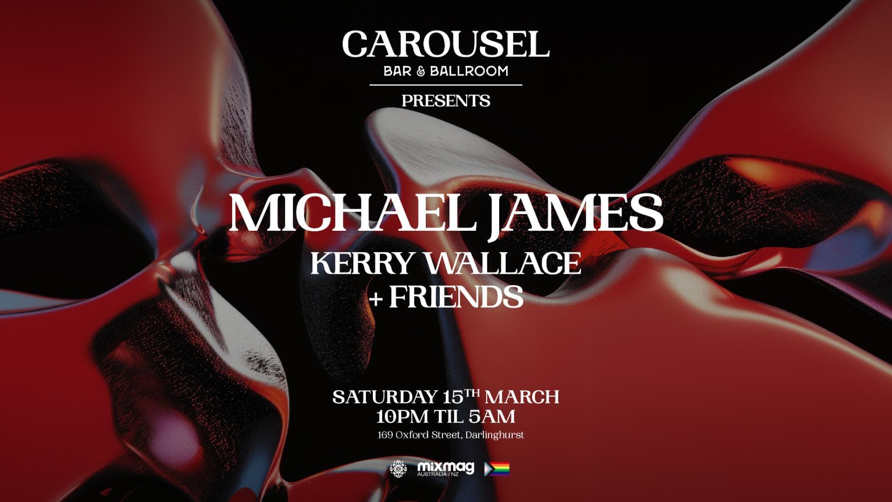 Carousel Pres. Michael James  // Saturday March 15th