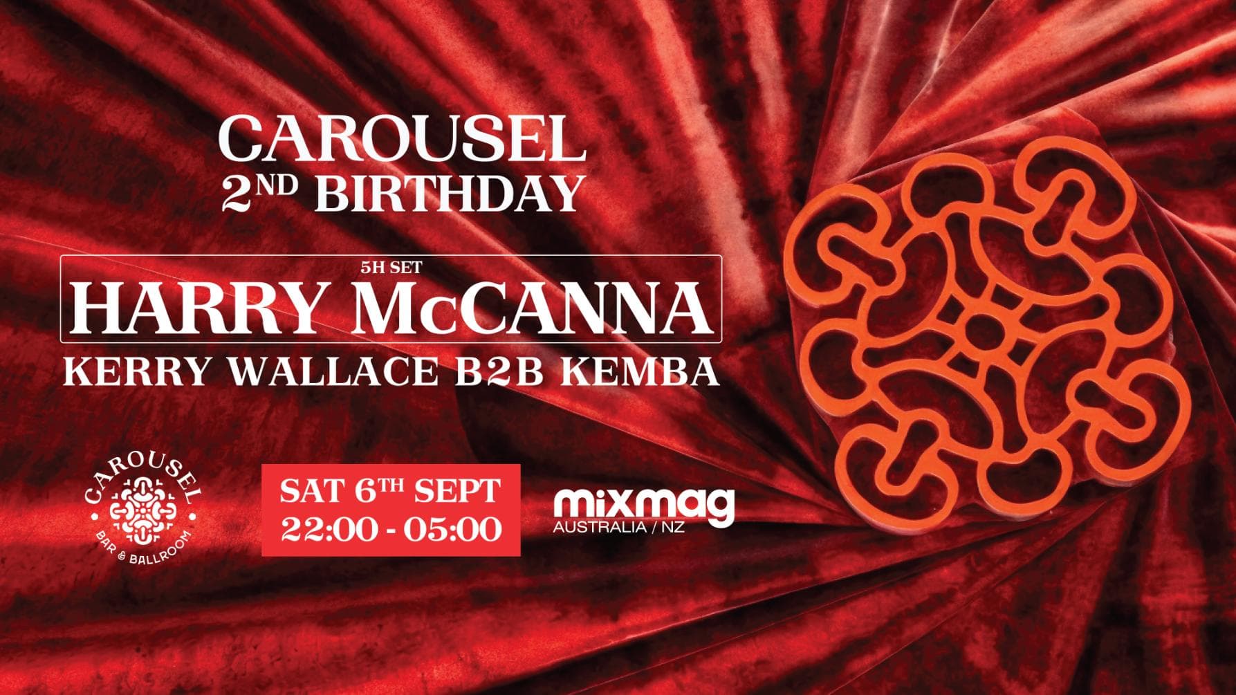 \\ Carousel 2nd Birthday || Harry McCanna (5Hr Set) ||Sat 6th Sept //