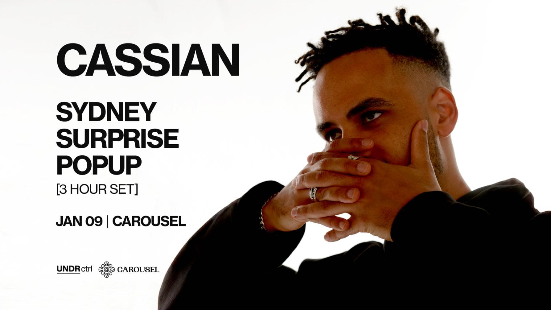 CASSIAN SYDNEY SURPRISE POP UP - 3 HOUR SET