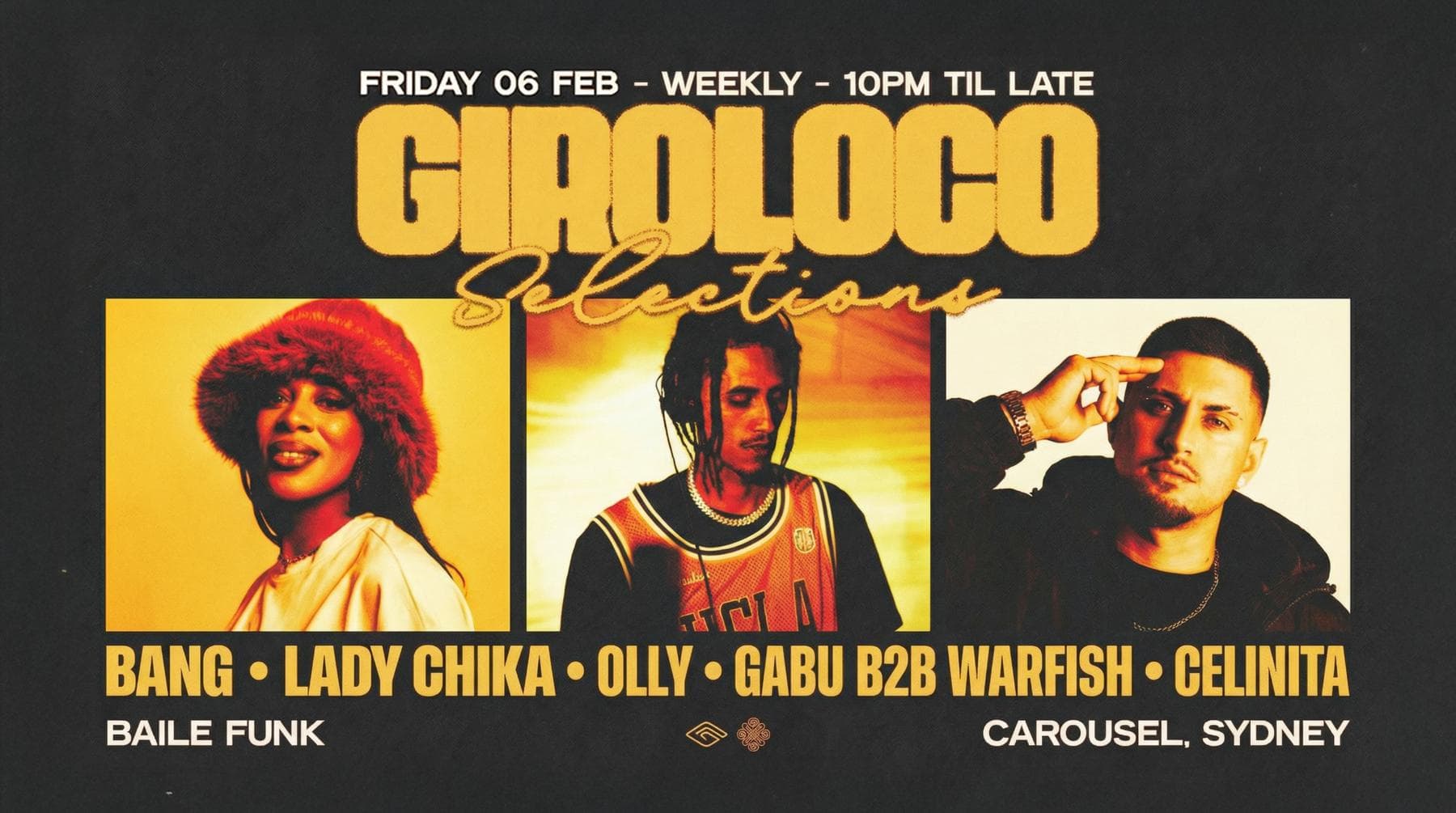 \\ GIROLOCO SELECTIONS | FRIDAY 6TH FEBRUARY //