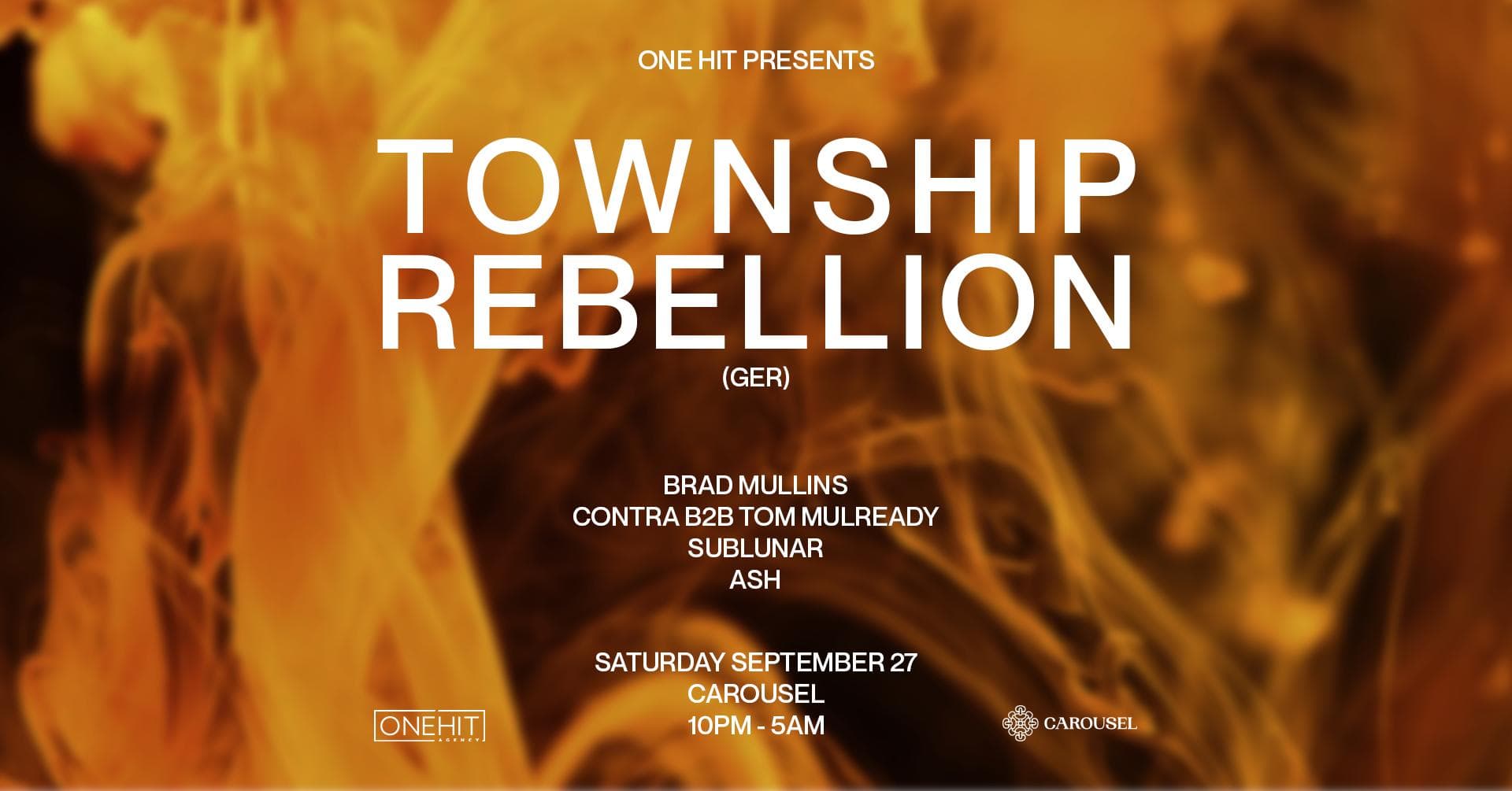 One Hit pres. Township Rebellion | Sydney