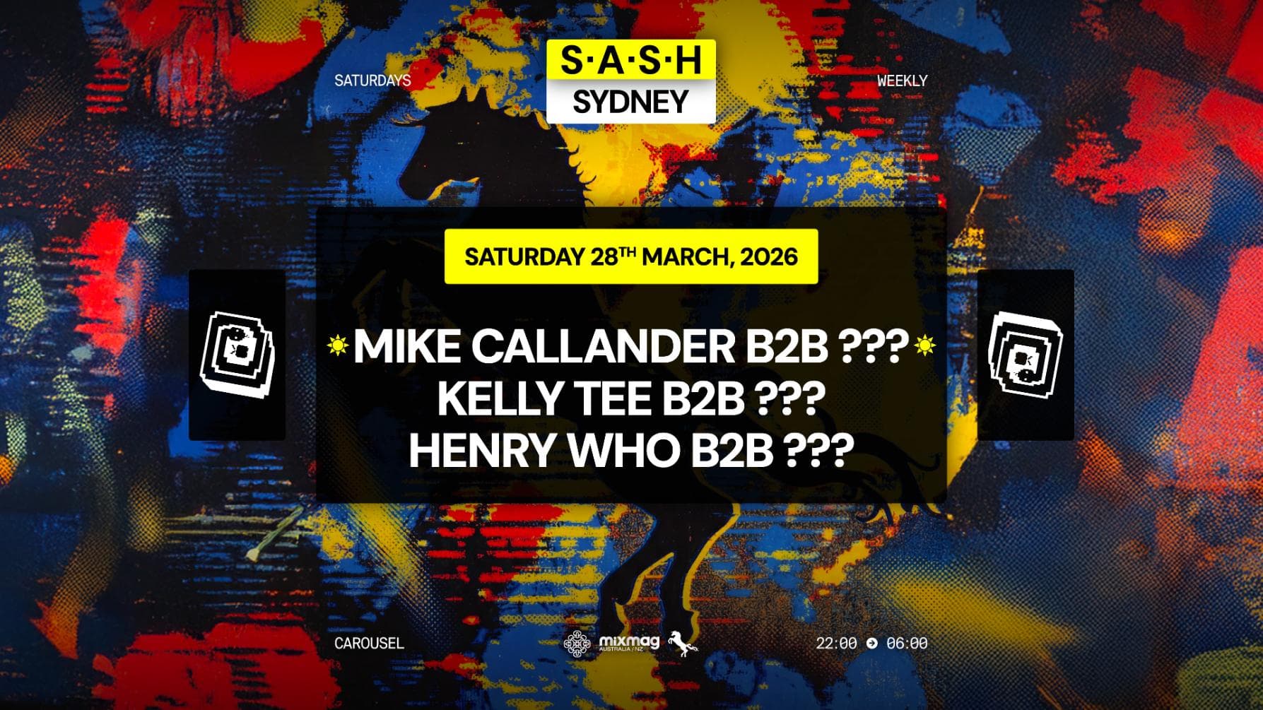 ★ S.A.S.H Sydney x Revolver ★ Saturday 28th March ★