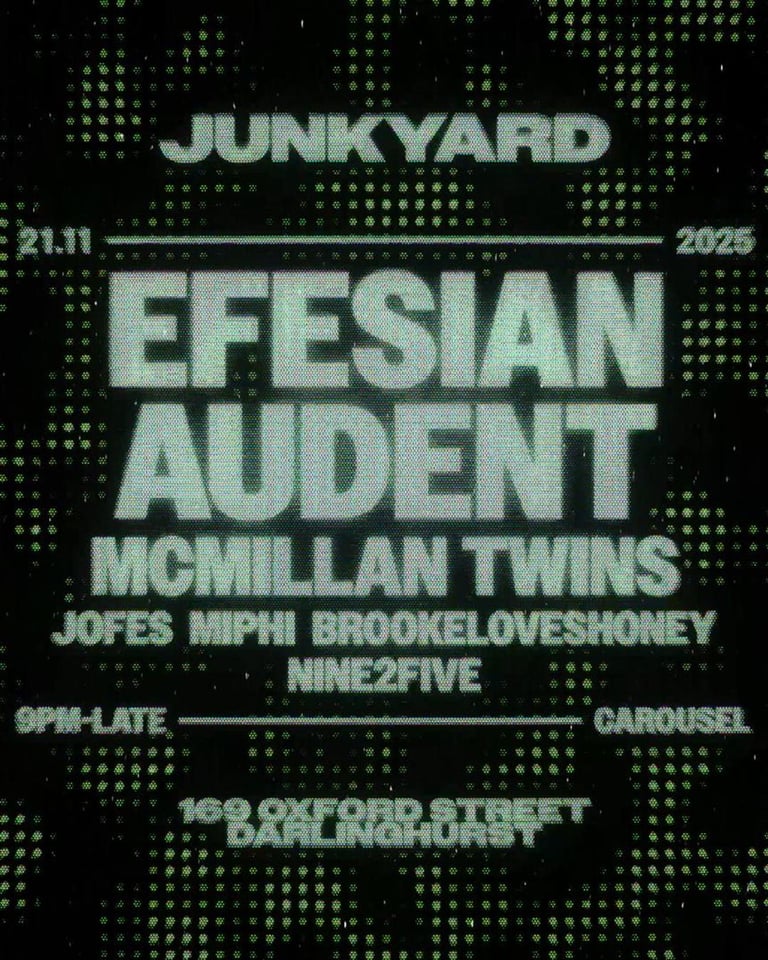 JUNKYARD PRESENTS: EFESIAN, AUDENT & MCMILLAN TWINS
