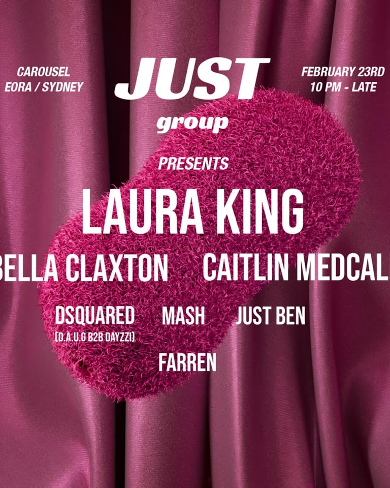 Just Group Presents: JG4 w/ Laura King, Bella Claxton, & Caitlin Medcalf