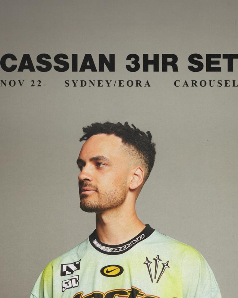 CASSIAN (3 Hour Extended Set) - Friday 22nd November - Carousel
